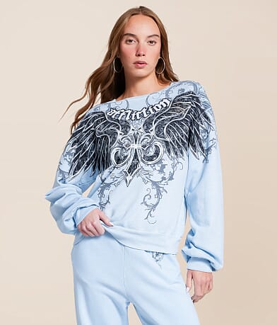 Affliction Chrome Pullover front view