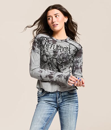 Affliction Mystery T-Shirt front view