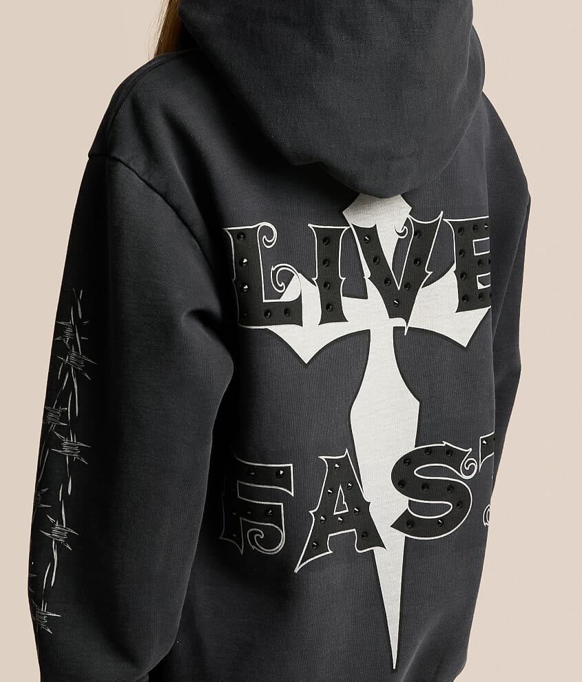Black Night Hooded Sweatshirt - thumbnail 3