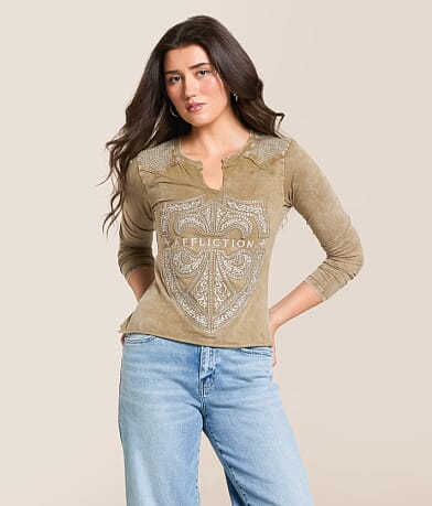 Affliction Tomorrow Western T-Shirt front view