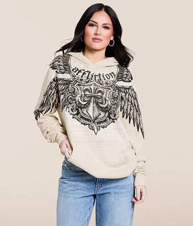 Affliction Balance Hooded Sweatshirt front view