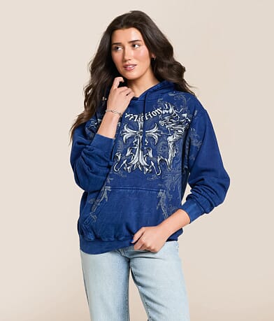 Affliction Jump Hooded Sweatshirt front view