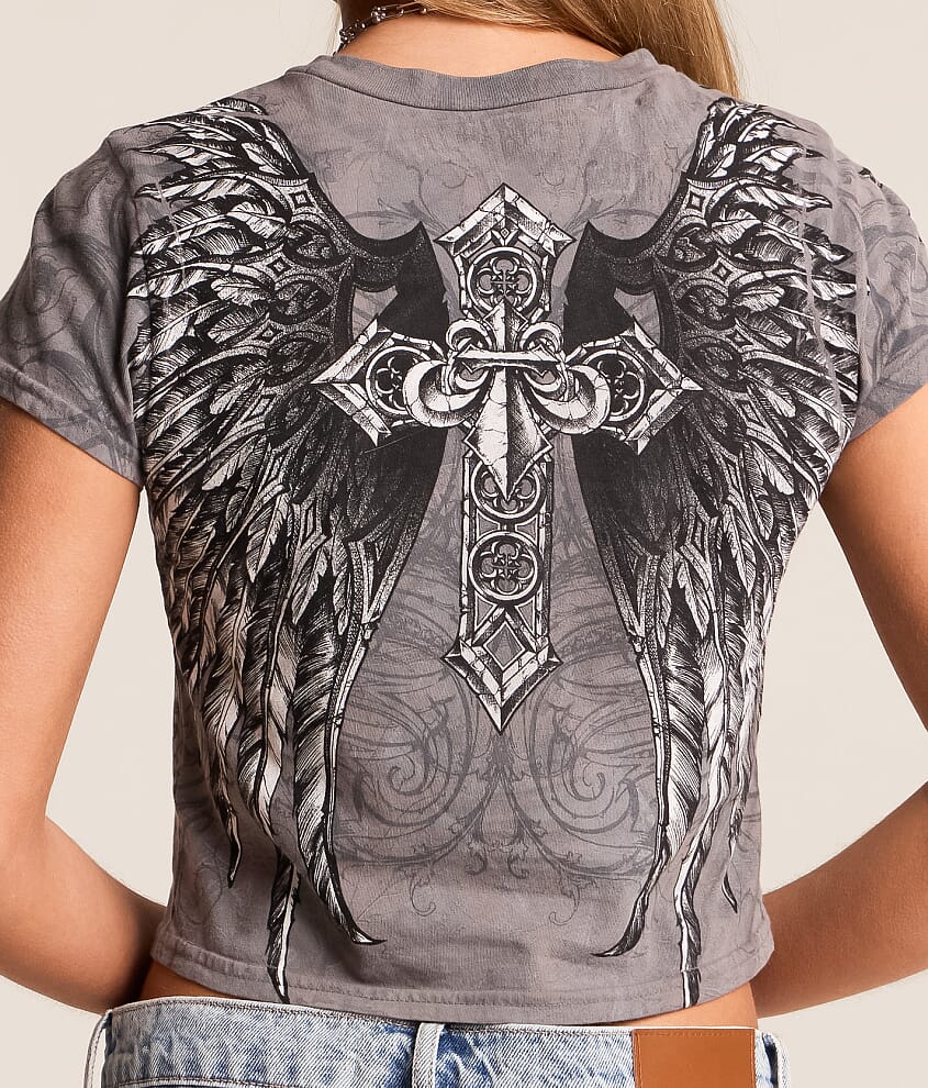 Jovial Cropped Baby T-Shirt