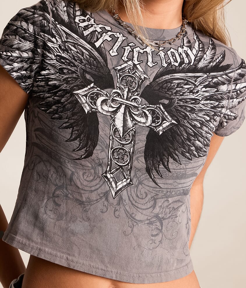 Jovial Cropped Baby T-Shirt