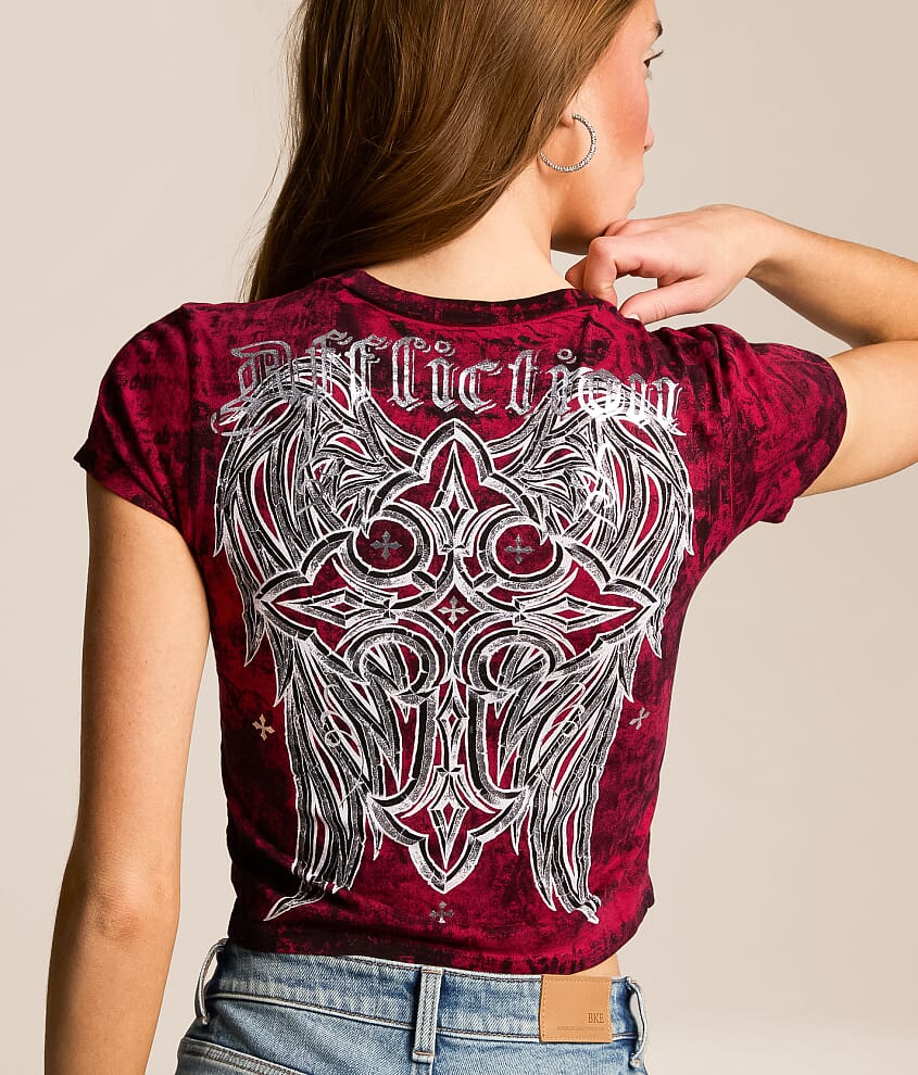 Negative Exposure Cropped T-Shirt