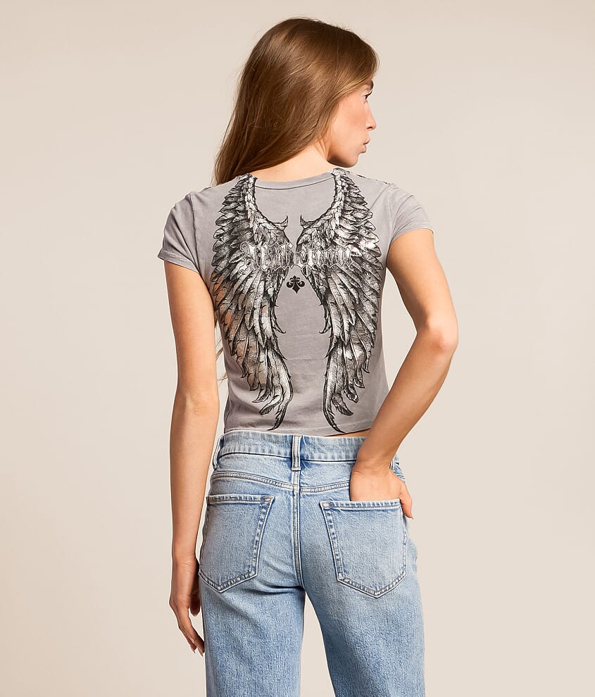Rosary Of Life Cropped T-Shirt - thumbnail 2