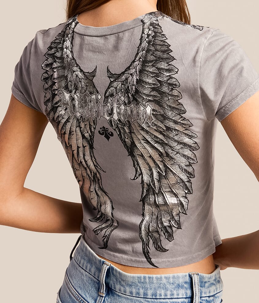 Rosary Of Life Cropped T-Shirt - thumbnail 3
