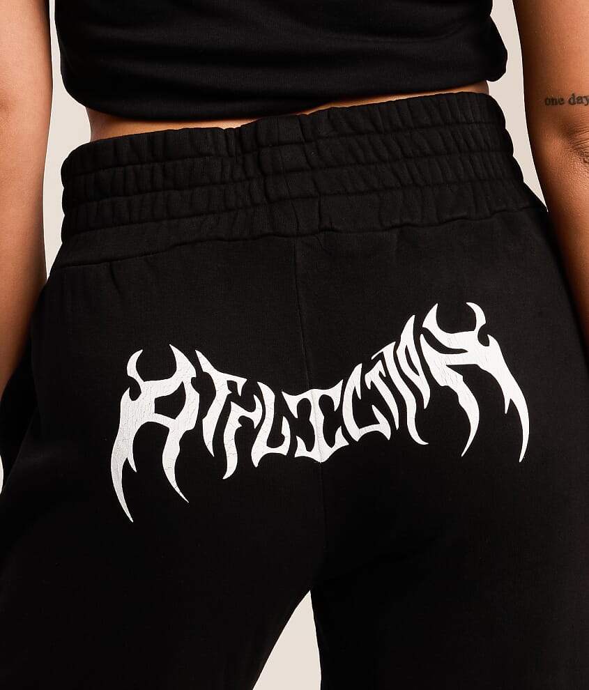 Liquid Signify Rhinestone Wide Leg Sweatpant - thumbnail 5