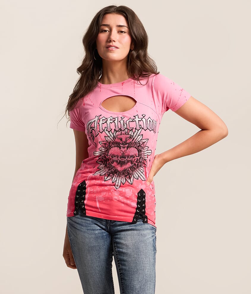 Glory Avowed Lace-Up T-Shirt