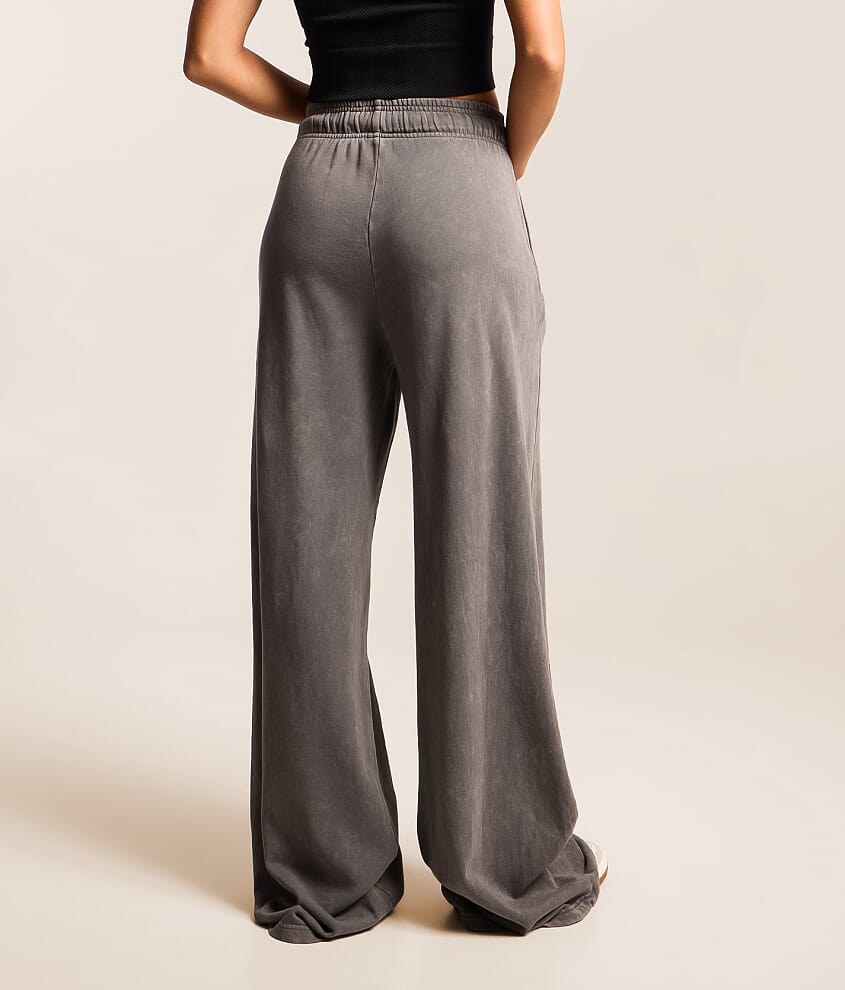 Stone Grail Studded Wide Leg Sweatpant - thumbnail 4