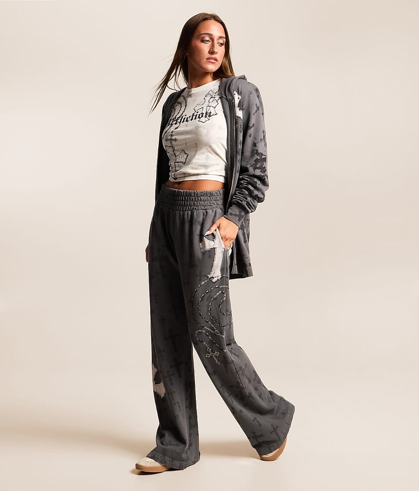 Rosary Of Life Wide Leg Sweatpant