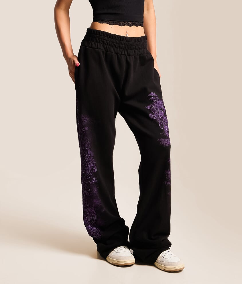 Winged Up Wide Leg Sweatpant