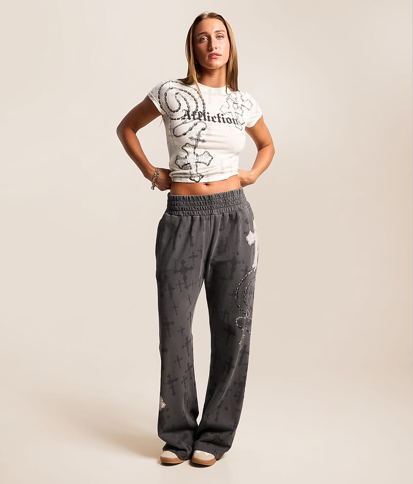 Rosary Of Life Cropped T-Shirt