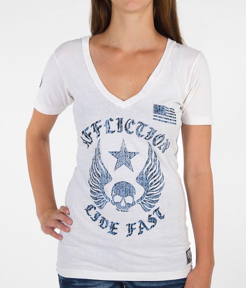 Affliction Live Fast T-Shirt front view