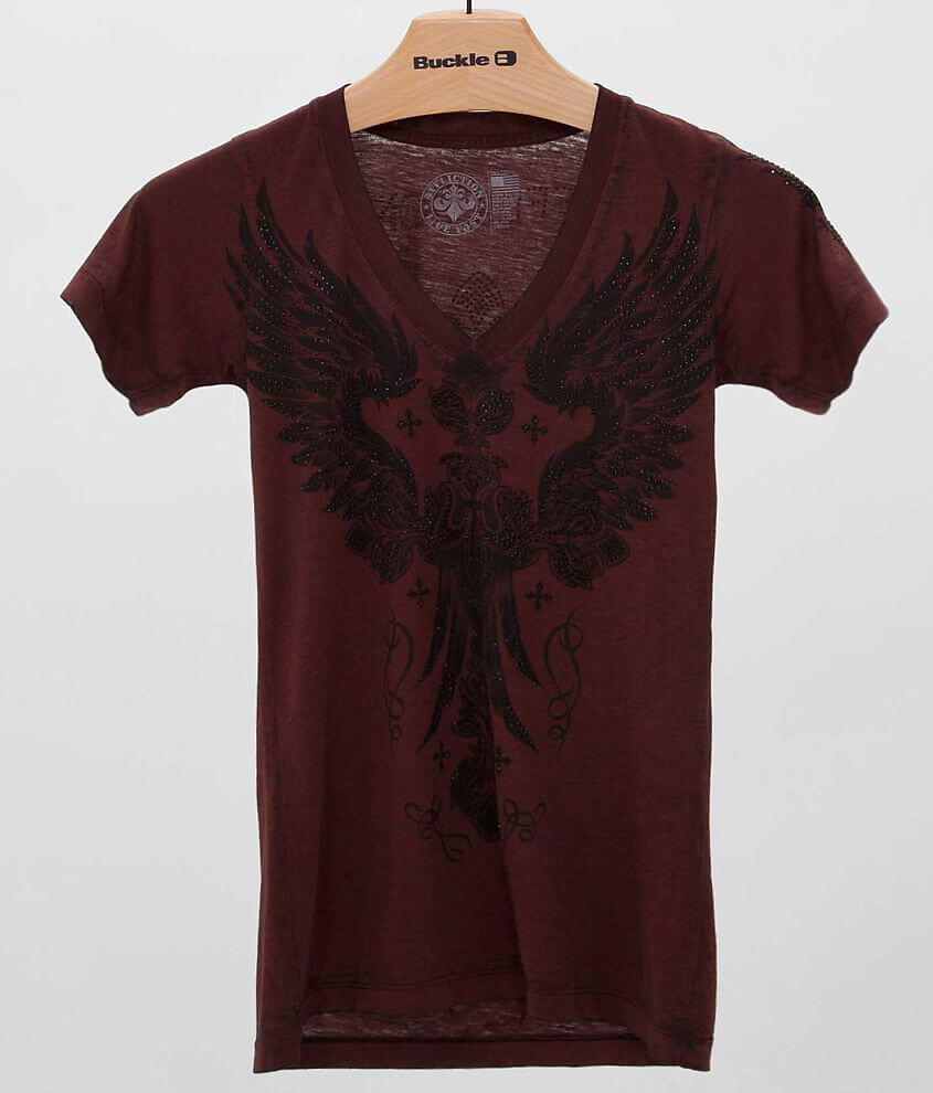 Affliction Angelic T-Shirt front view