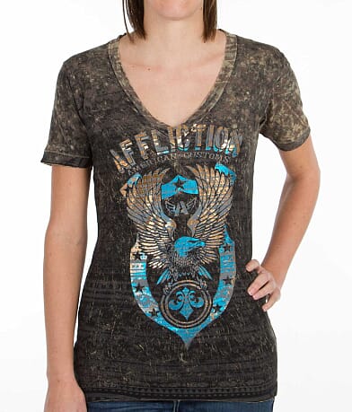 Affliction American Customs Onward T-Shirt misc detail 2 view