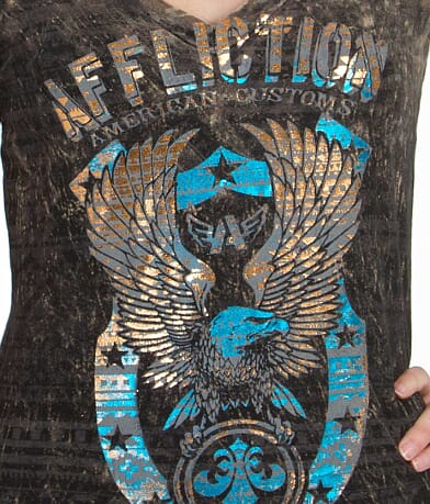 Affliction American Customs Onward T-Shirt misc detail 3 view