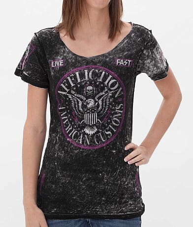 Affliction American Customs Speed Trap T-Shirt misc detail 5 view