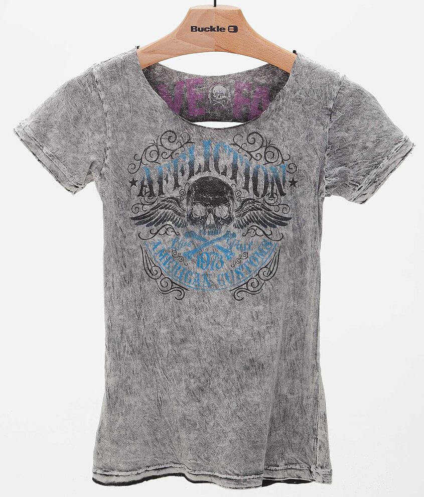 Affliction American Customs Speed Trap T-Shirt front view