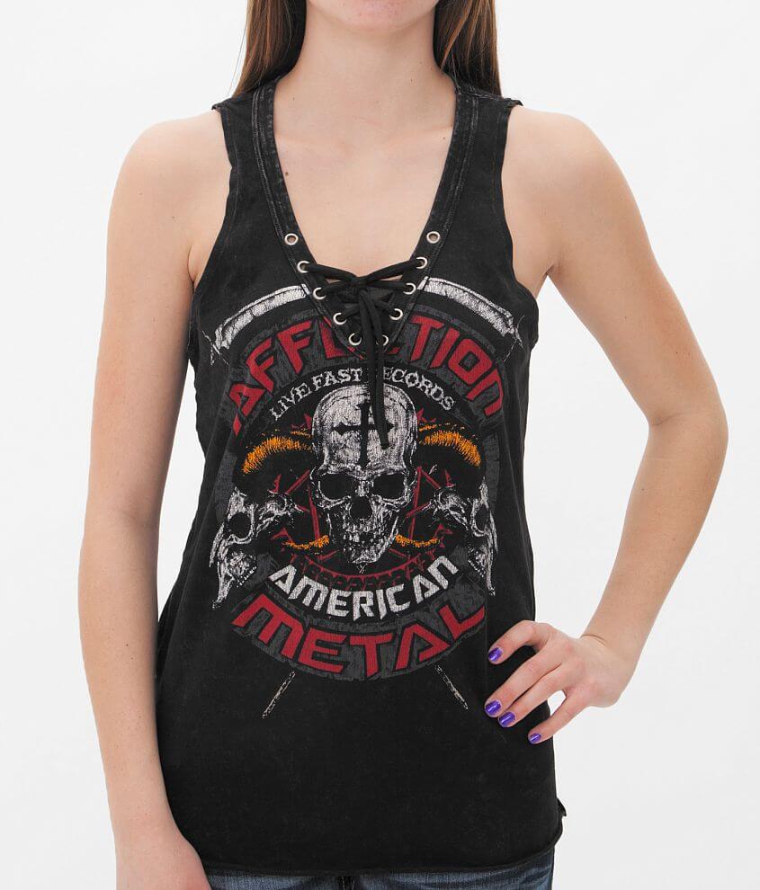 Affliction American Metal Battle Hymn T-Shirt front view