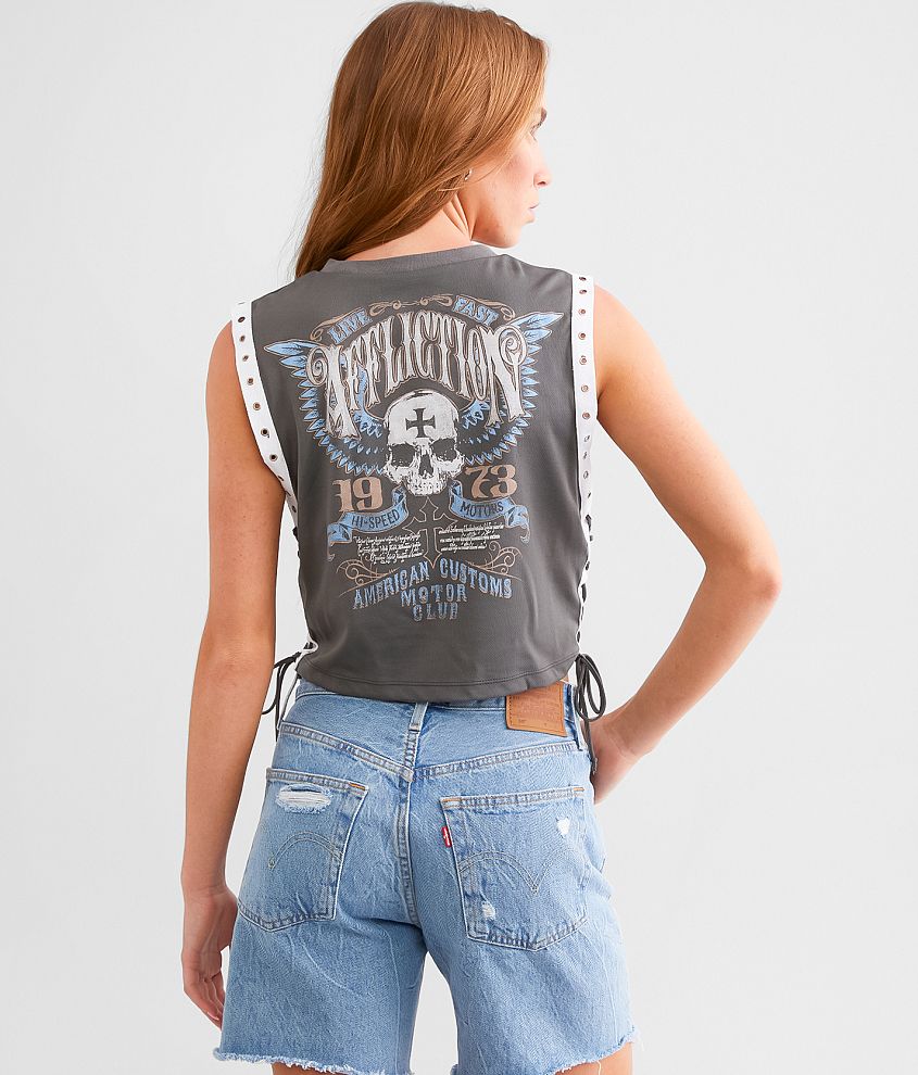 American Customs Saints Flag Muscle Tank Top