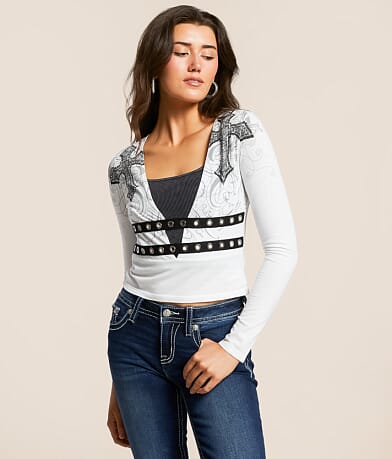 Affliction Sacrifice Top front view