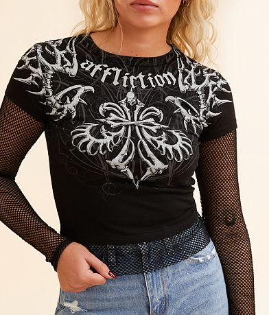 Affliction Skeleton T-Shirt misc detail 1 view