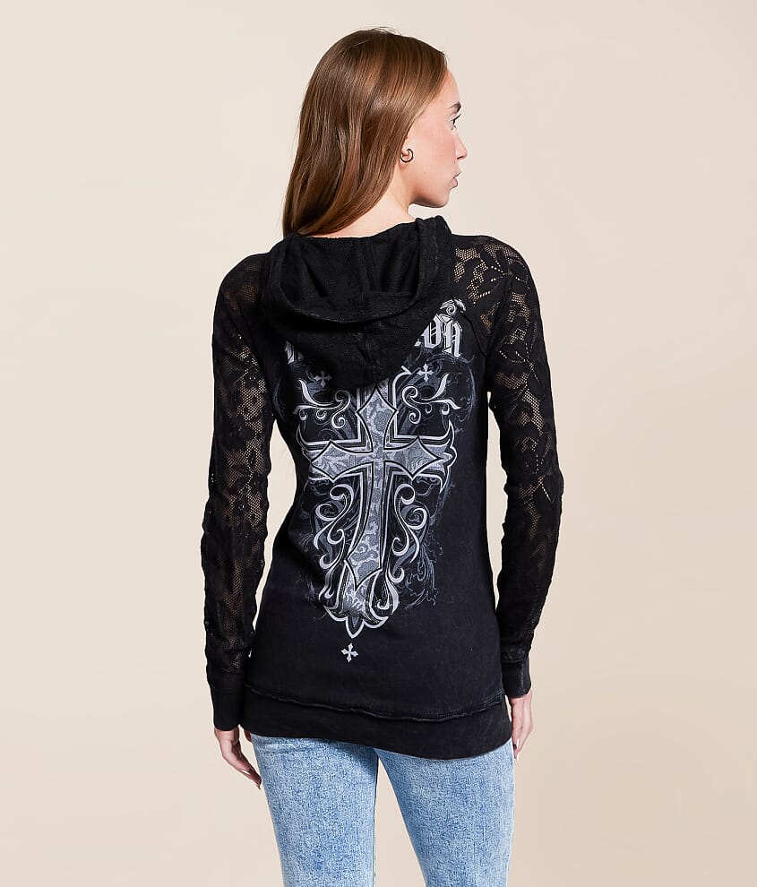 Jasmine Lace-Up Hoodie