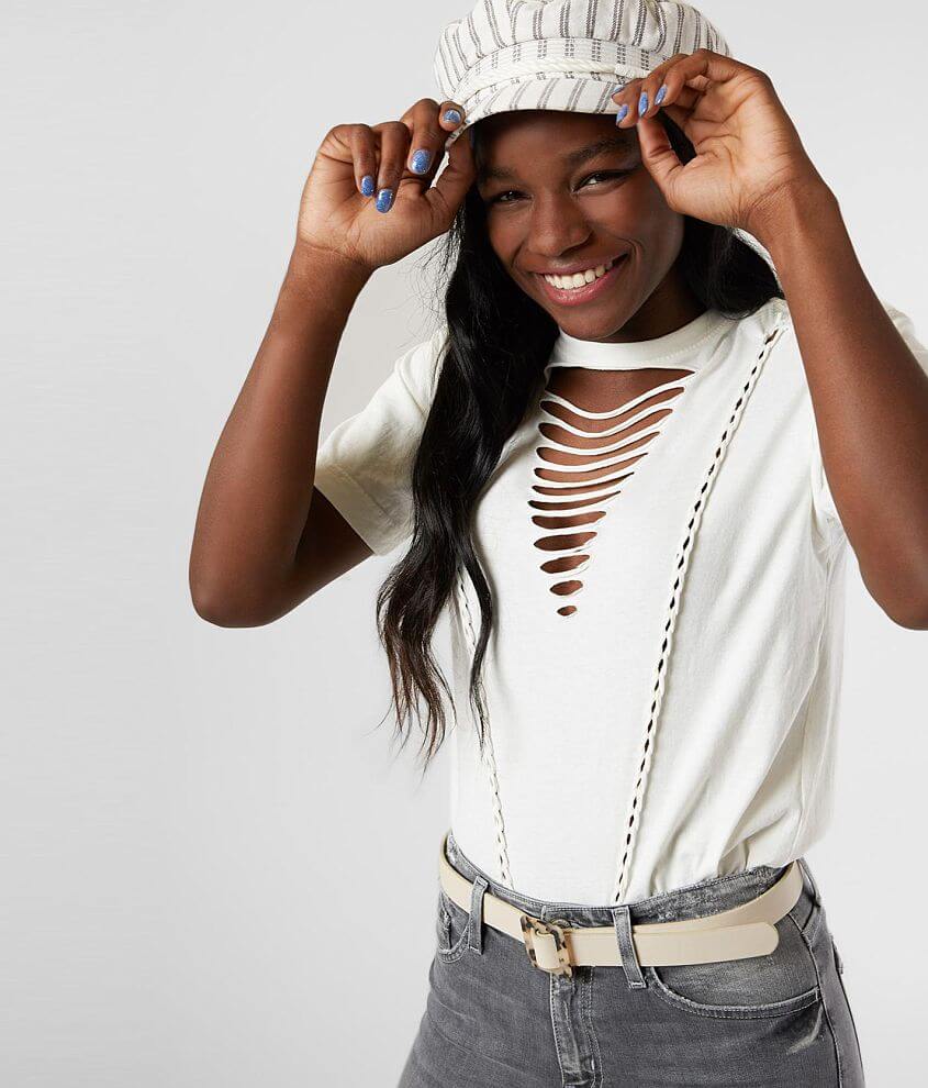 Image of Gilded Intent Braided Knit Top