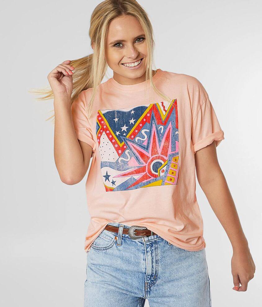 Image of American Highway Sunshine Roll T-Shirt