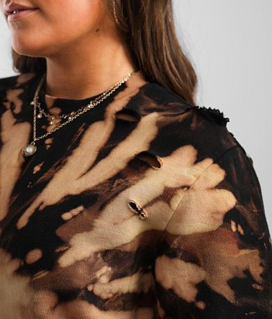 Gilded Intent Oversized Tie Dye Crew Sweatshirt misc detail 1 view