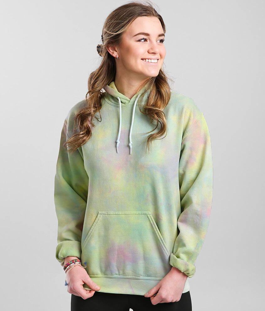 Gilded Intent Tie Dye Hooded Sweatshirt front view