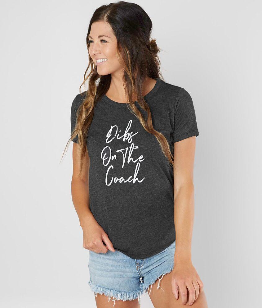 Chillionaire Dibs On The Coach T-Shirt - Women's T-Shirts in Heather Black  | Buckle