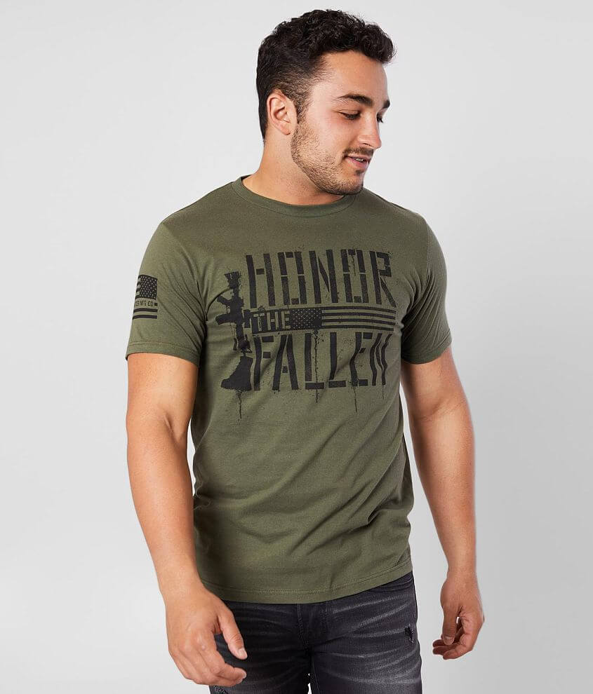 Howitzer Honor The Fallen T-Shirt - Men's T-Shirts in Surplus Green ...