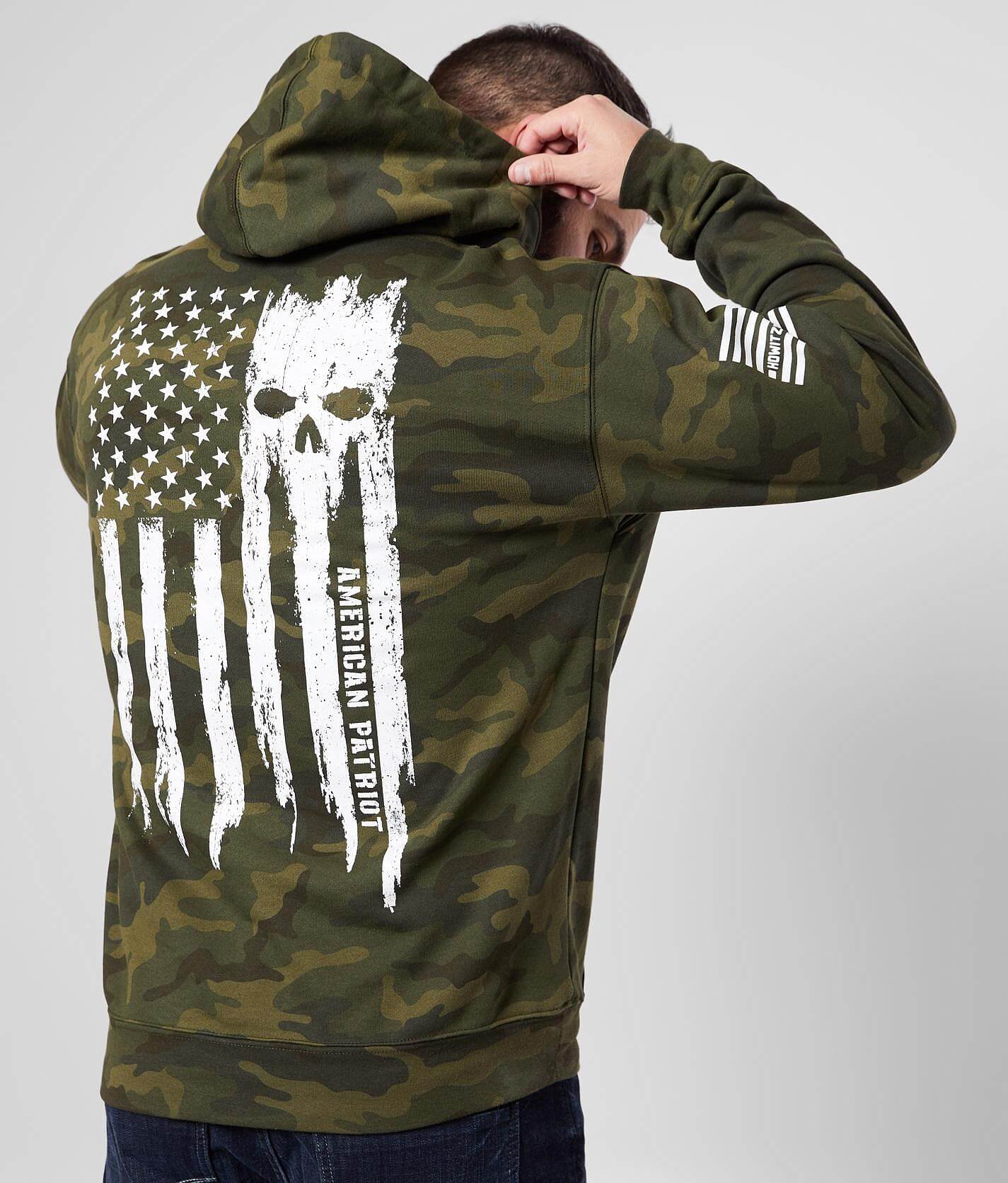 patriots camo hoodie