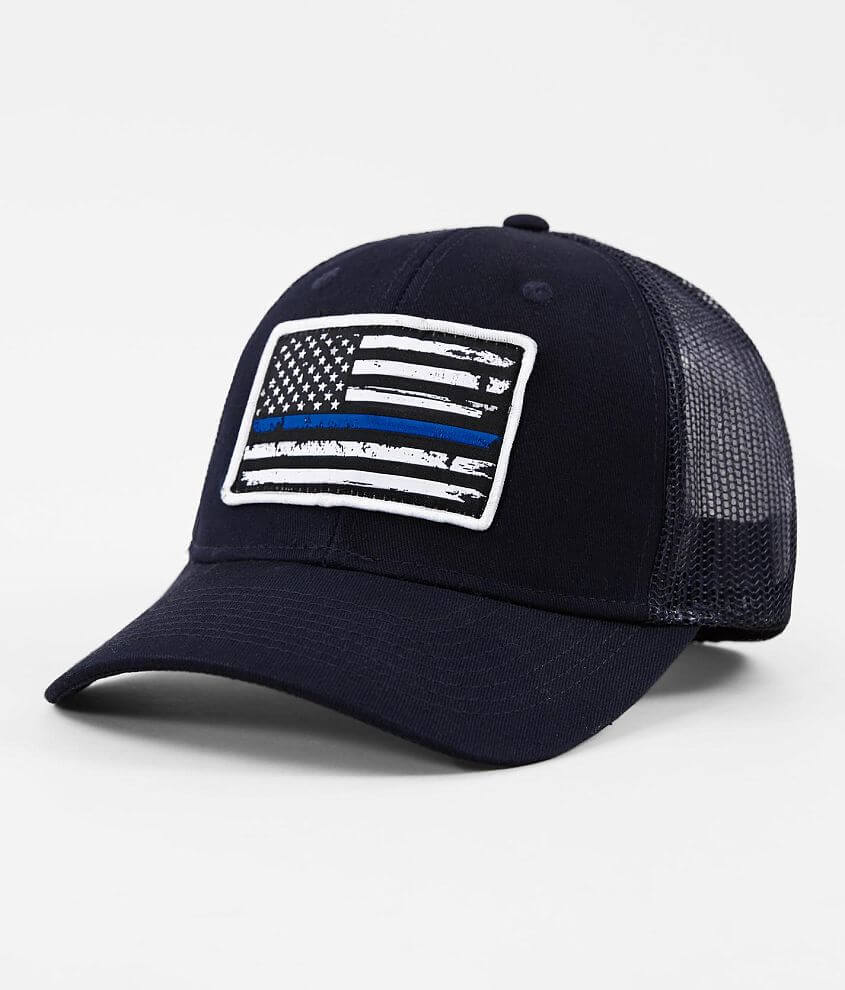 Howitzer Support Blue Trucker Hat front view