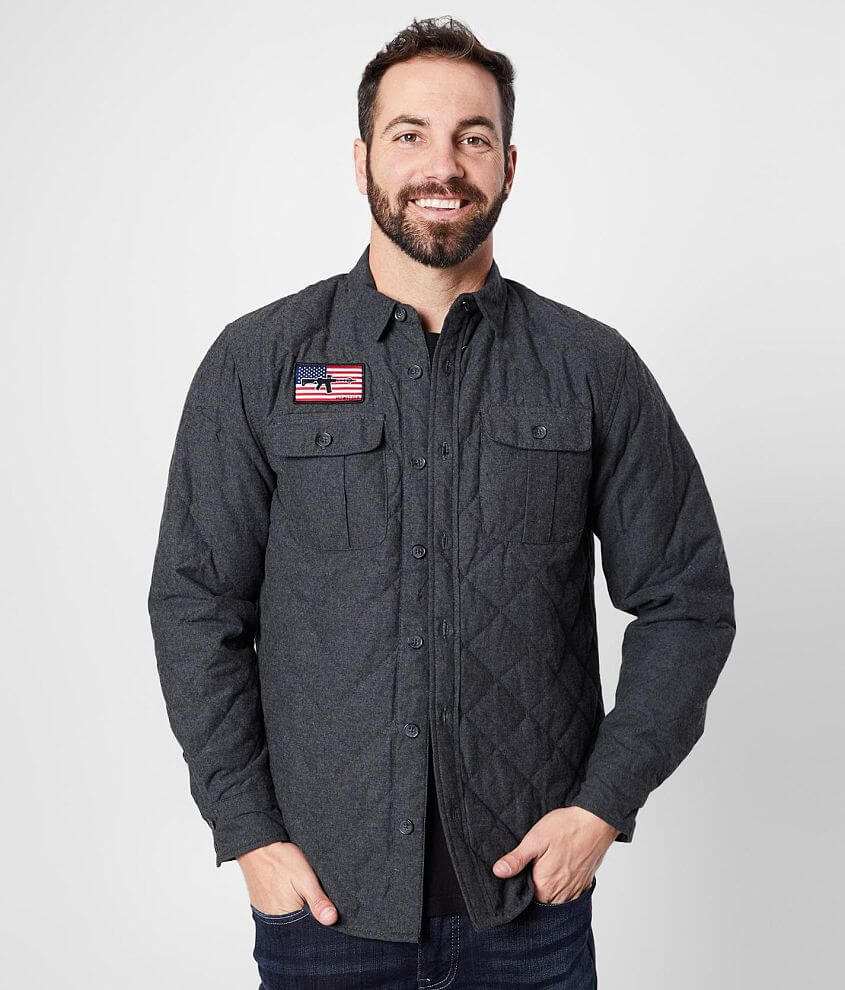 Howitzer Surrender Quilted Shirt Jacket front view