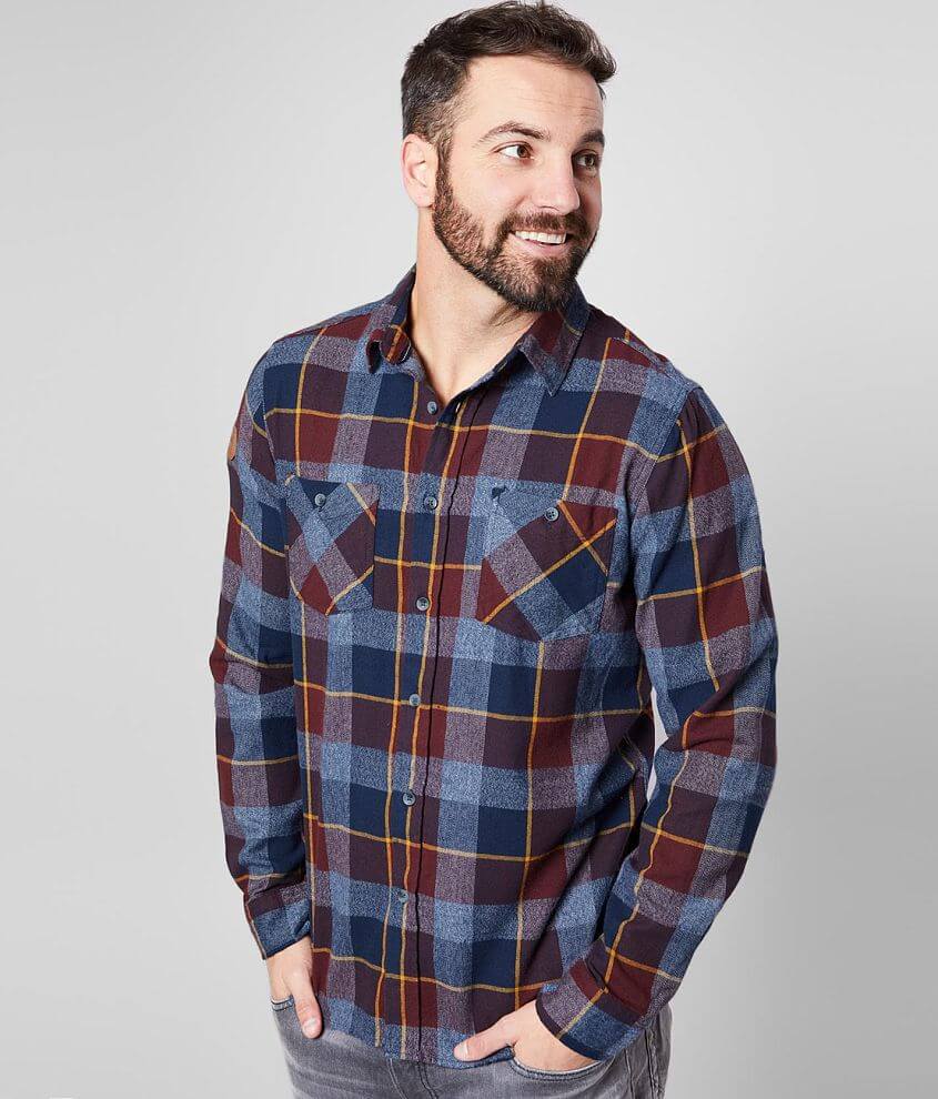 Howitzer Cadet Flannel Shirt - Men's Shirts in Indigo | Buckle