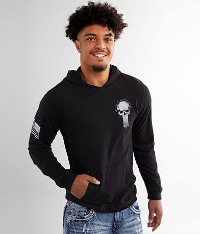 Howitzer Flag Skull Hoodie FULL_RIGHT_SIDE