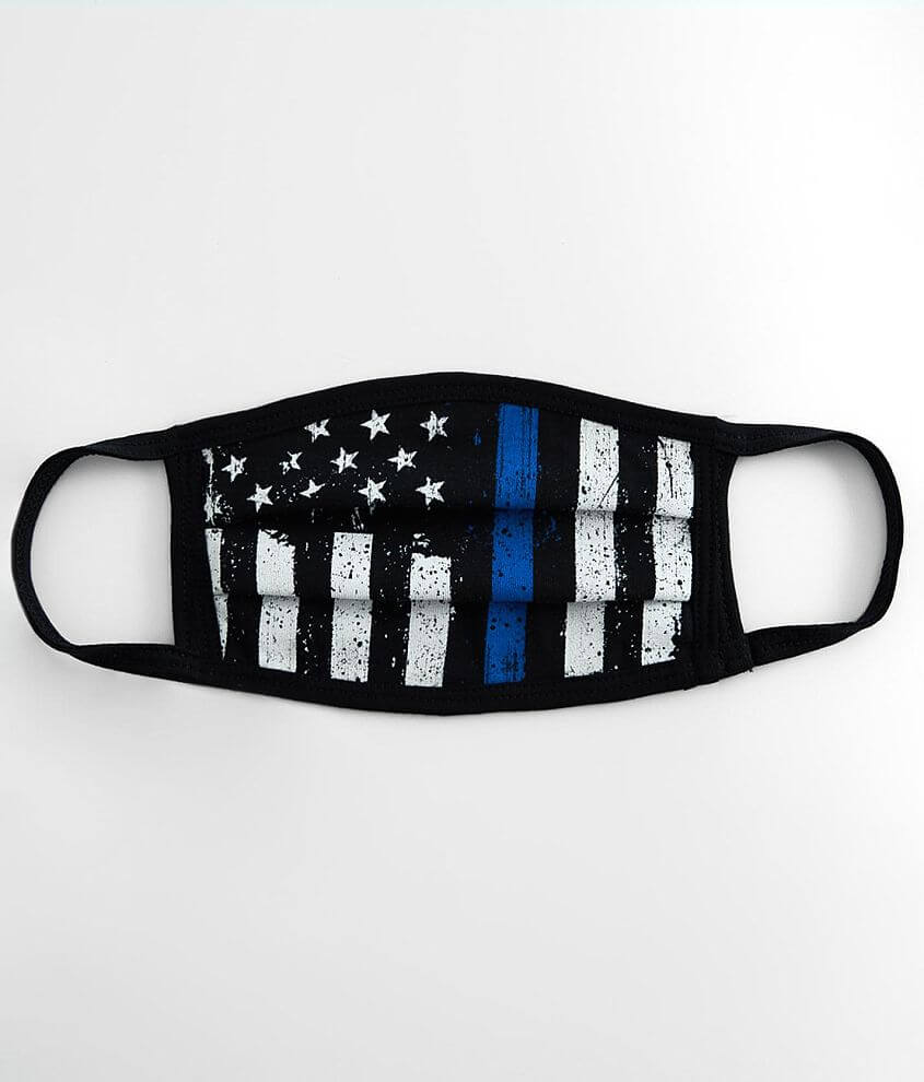 Howitzer Respect Blue Face Mask front view