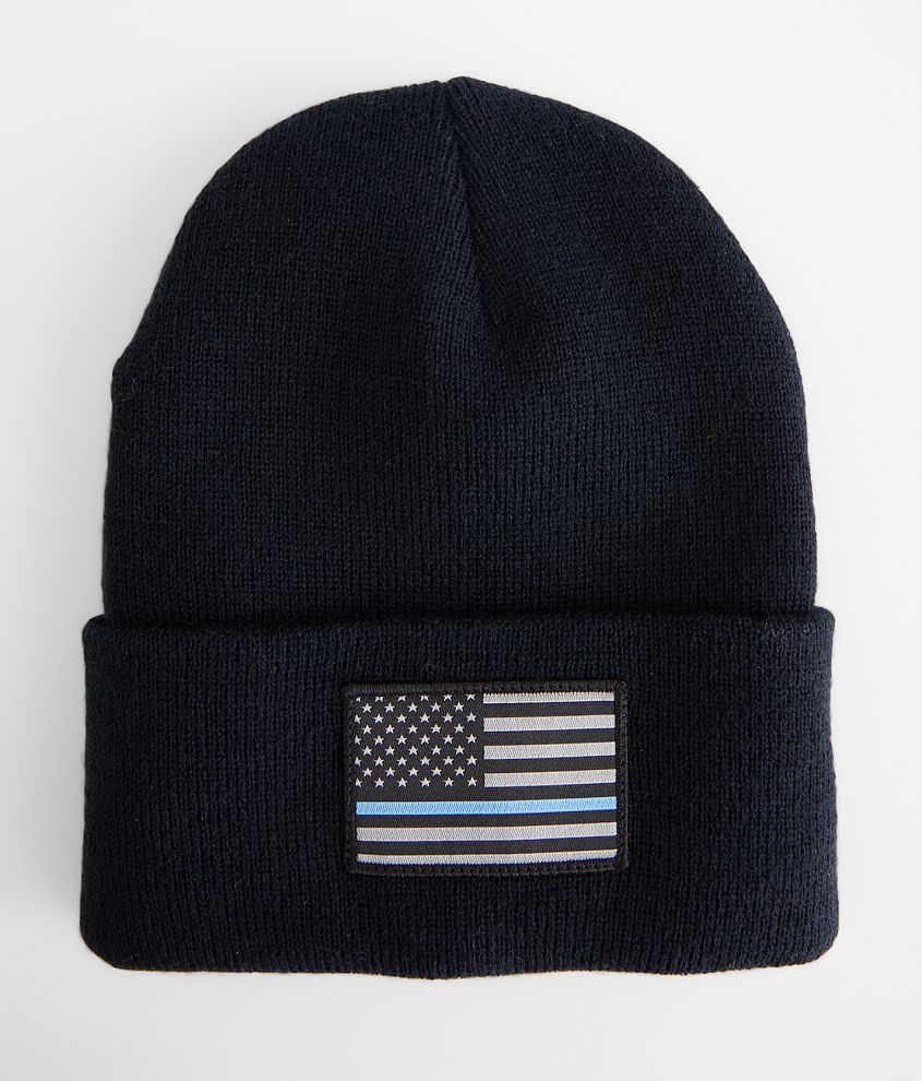 Howitzer Protect Blue Beanie front view