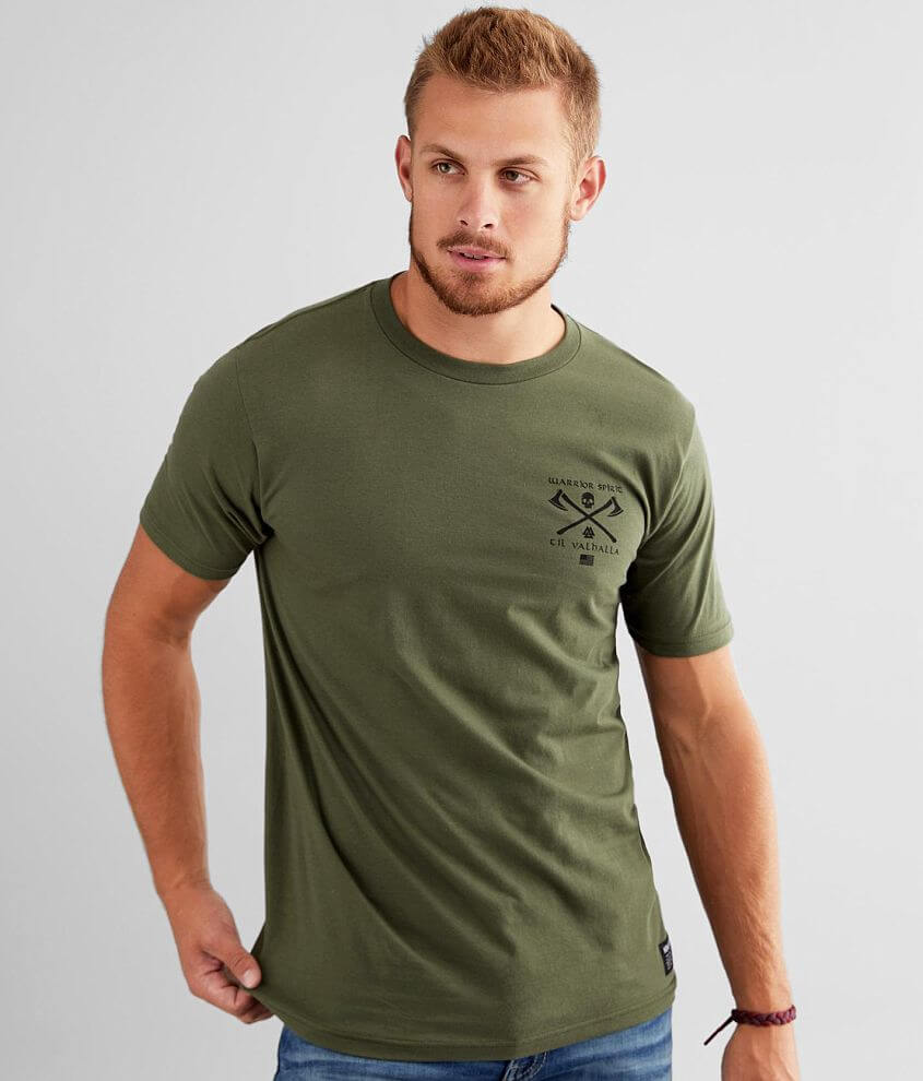 Howitzer Warrior Victory T-Shirt - Men's T-Shirts in Surplus Green | Buckle