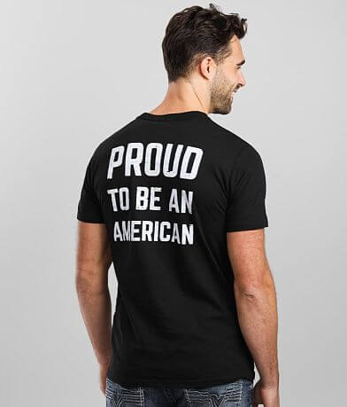 Howitzer Proud To Be American T-Shirt back view
