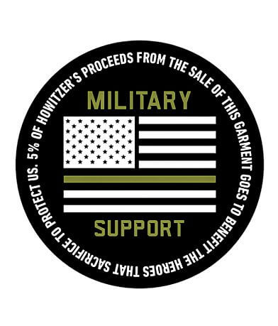 Howitzer Proud To Be American T-Shirt misc detail 2 view