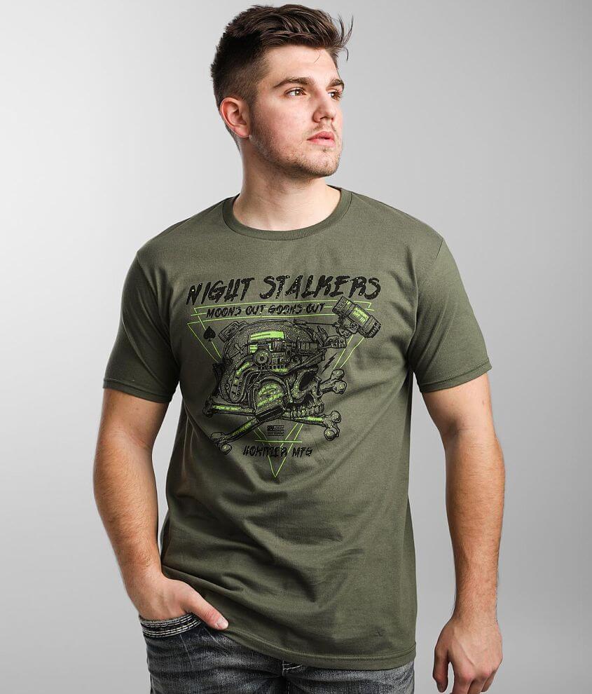 Howitzer Night Stalkers T-Shirt - Men's T-Shirts in Surplus Green | Buckle