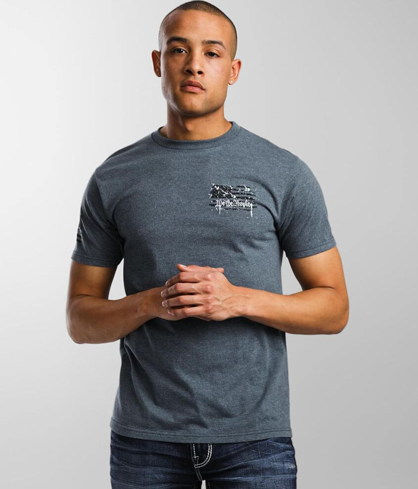 Howitzer People T-Shirt - Men's T-Shirts in Indigo Black Heather | Buckle