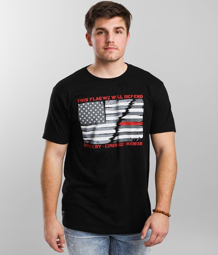 Howitzer Blessed Flag T-Shirt - Men's T-Shirts in Black | Buckle