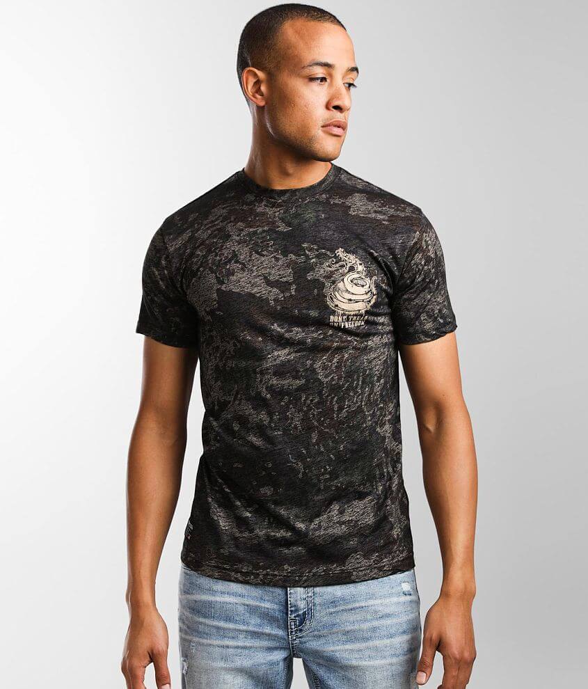 Howitzer Freedom Snake T-Shirt - Men's T-Shirts in Black | Buckle