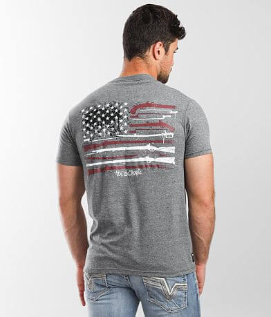 Howitzer Red White &amp; Blue T-Shirt BACK