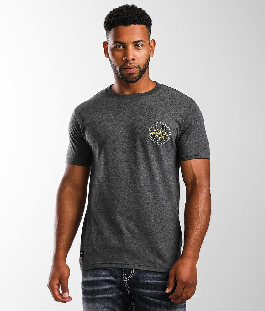 Howitzer Defiant T-Shirt - Men's T-Shirts in Charcoal Heather | Buckle